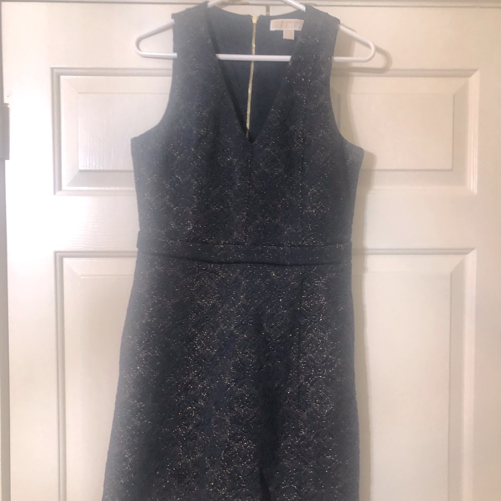 Michael Kors , size M , Navy with gold throughout! New with tags